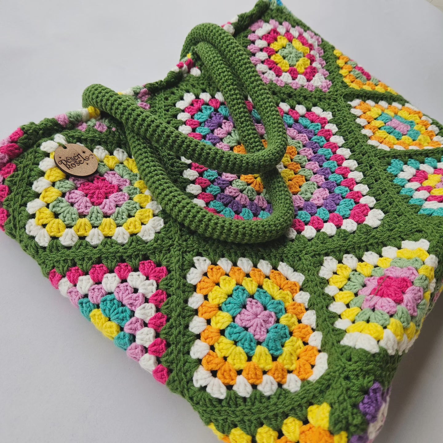 Granny square tote bag