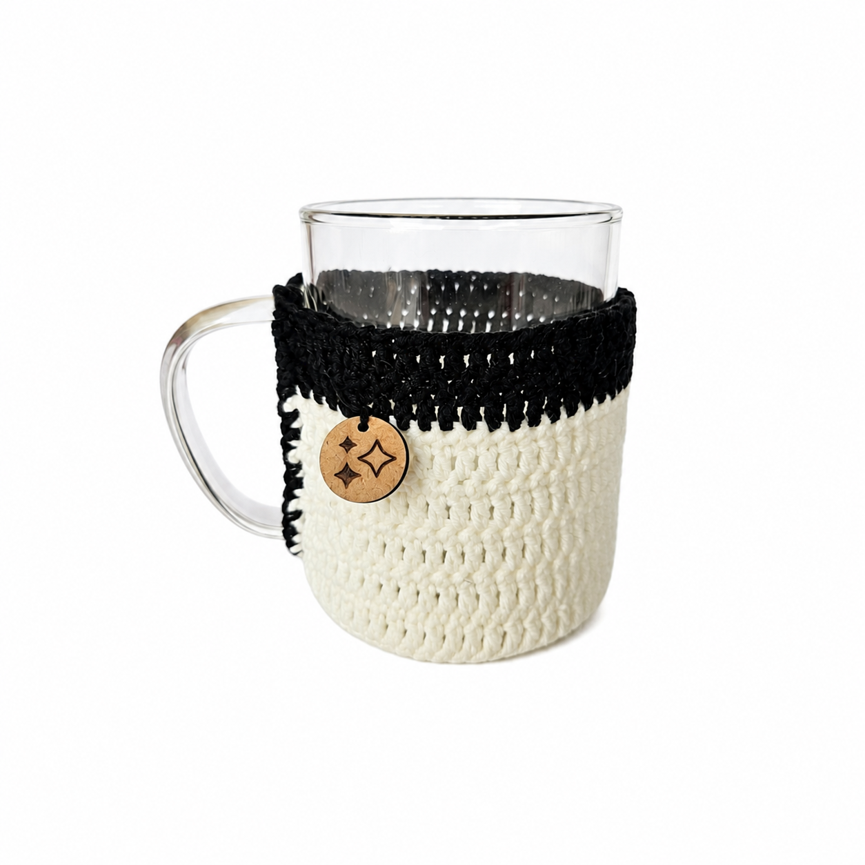 Mug Hugger - Beige & Black