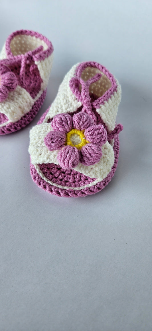 Tiny Toes Crochet Sandals