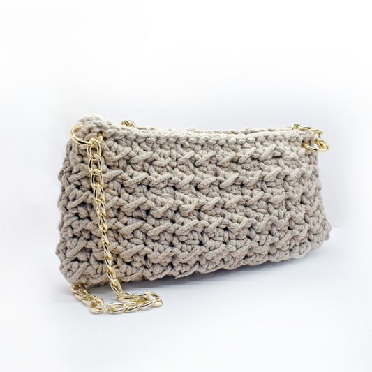 Beige Shoulder Bag