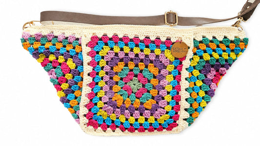 big size colorful cross bag