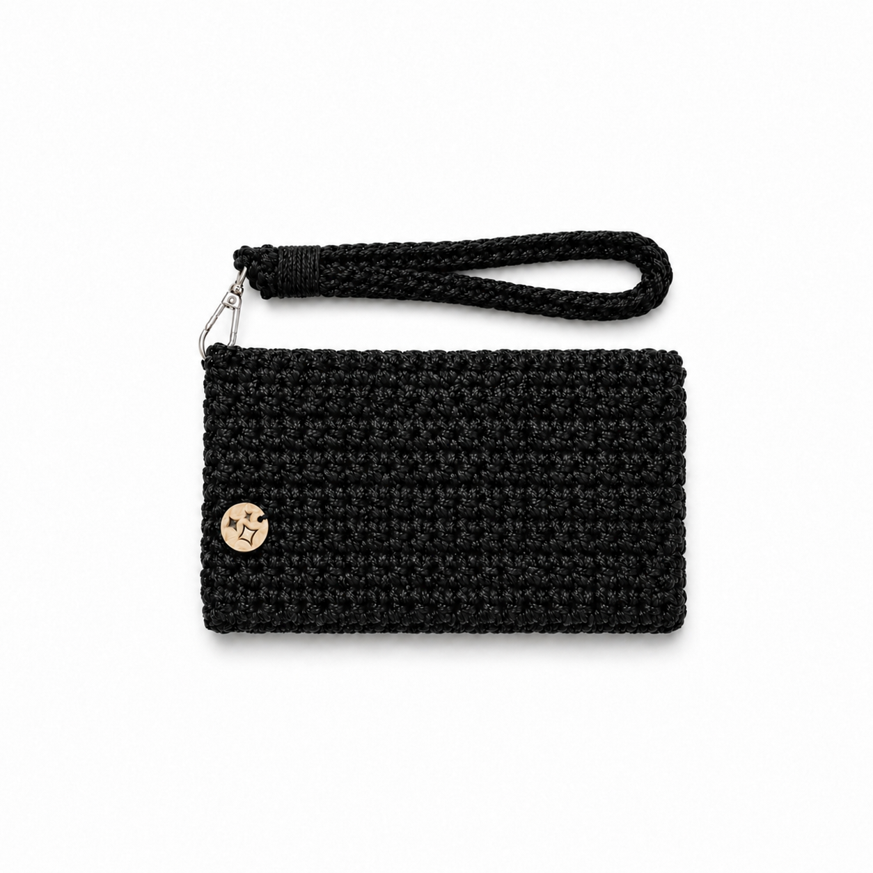 Wallet Black With Handle